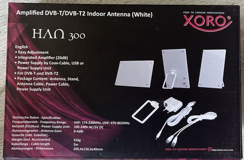 Xoro han 300 flache dvb - xoro, dvb-t/t2